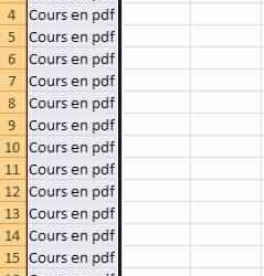 Cómo introducir el mismo texto en varias celdas de Excel