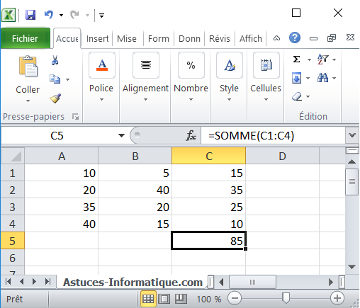 Formación con ejemplos en fórmulas de Microsoft Excel