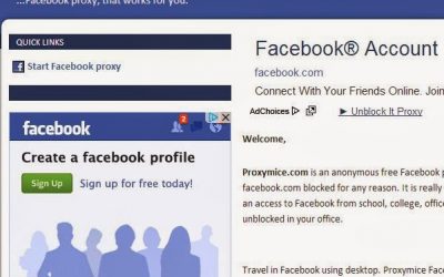 Lista de los mejores proxy para desbloquear Facebook