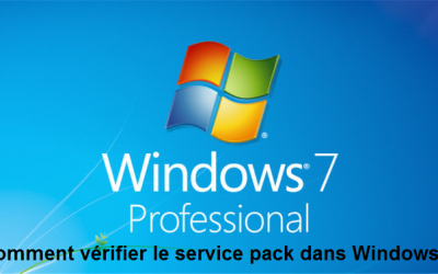 ¿Cómo comprobar el Service Pack instalado en Windows 7?