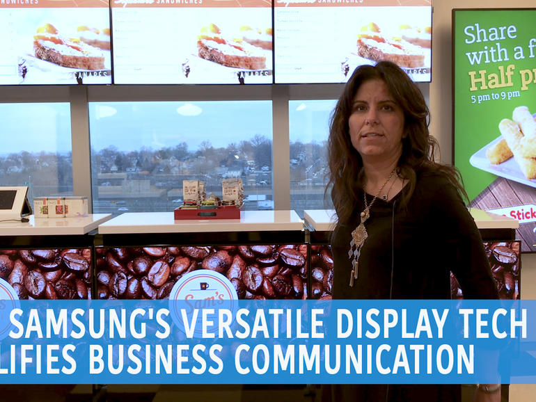 Cómo las pantallas digitales de Samsung mejoran la comunicación entre empresas y clientes