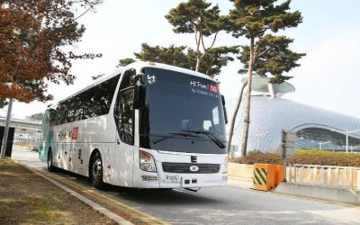 Cómo los autobuses sin conductor transformarán los viajes de negocios en los aeropuertos