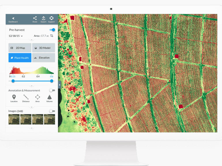 Las tecnologías de los drones podrían aumentar la productividad de los agricultores en un 500%.