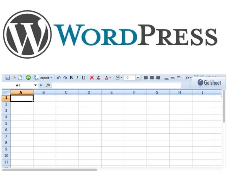 Cómo insertar hojas de cálculo en un blog de WordPress, parte 1