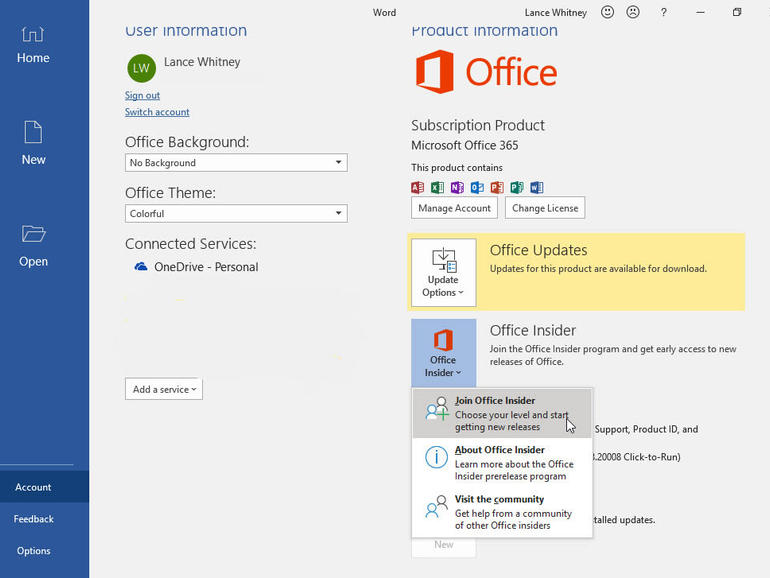Cómo unirse y usar el programa Office Insider de Microsoft
