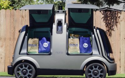 Cómo algunos residentes de Arizona pueden ahora tener un auto autónomo para entregar sus comestibles