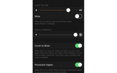 Cómo configurar un Apple Watch para un día laborable típico